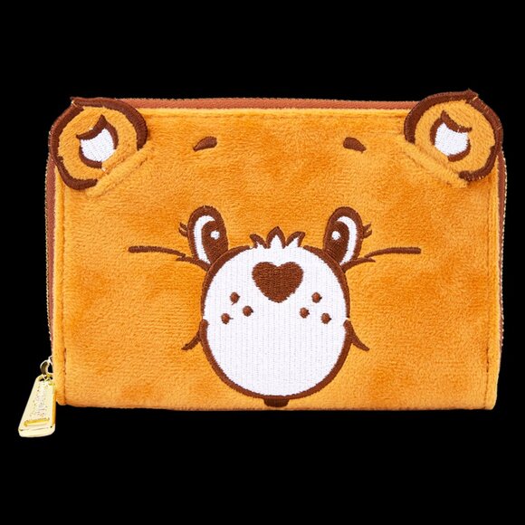 Loungefly Handbags - Loungefly Care Bears Tenderheart Wallet Plush Cosplay Zip Around New